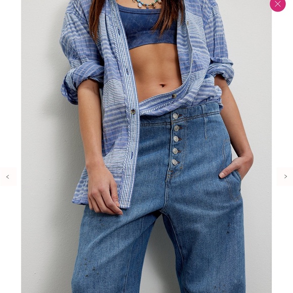 Osaka Mid-Rise Barrel Jeans Size 33 OB1569969 - Picture 10 of 10